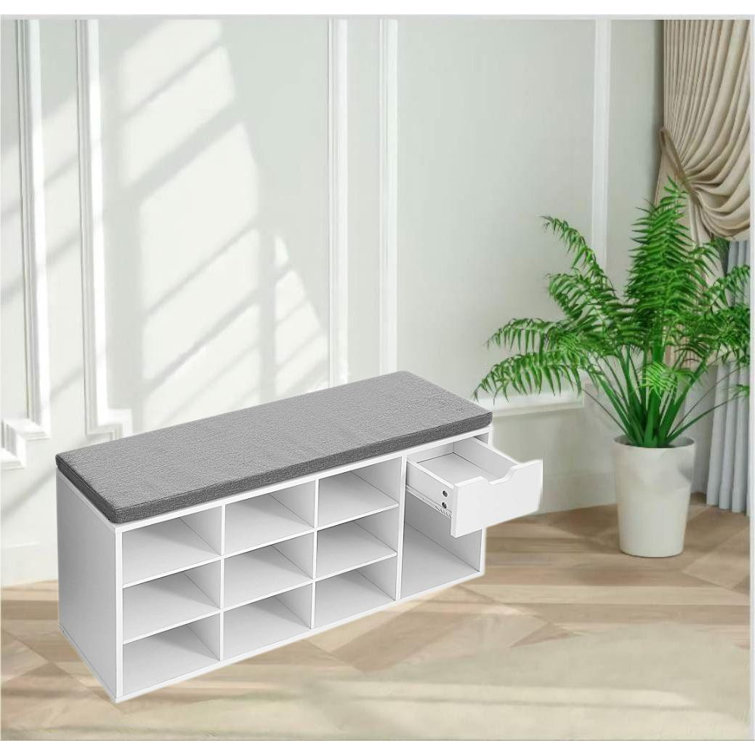 Ebern Designs Tariya Storage Bench Wayfair